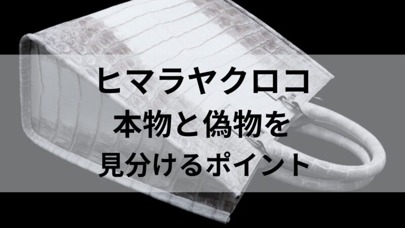 池田工芸のヒマラヤクロコのハンドバッグ