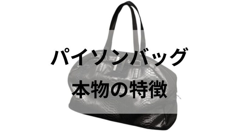 本物のパイソン革バッグが持つ特徴とは｜パイソンの見分け方と魅力を解説